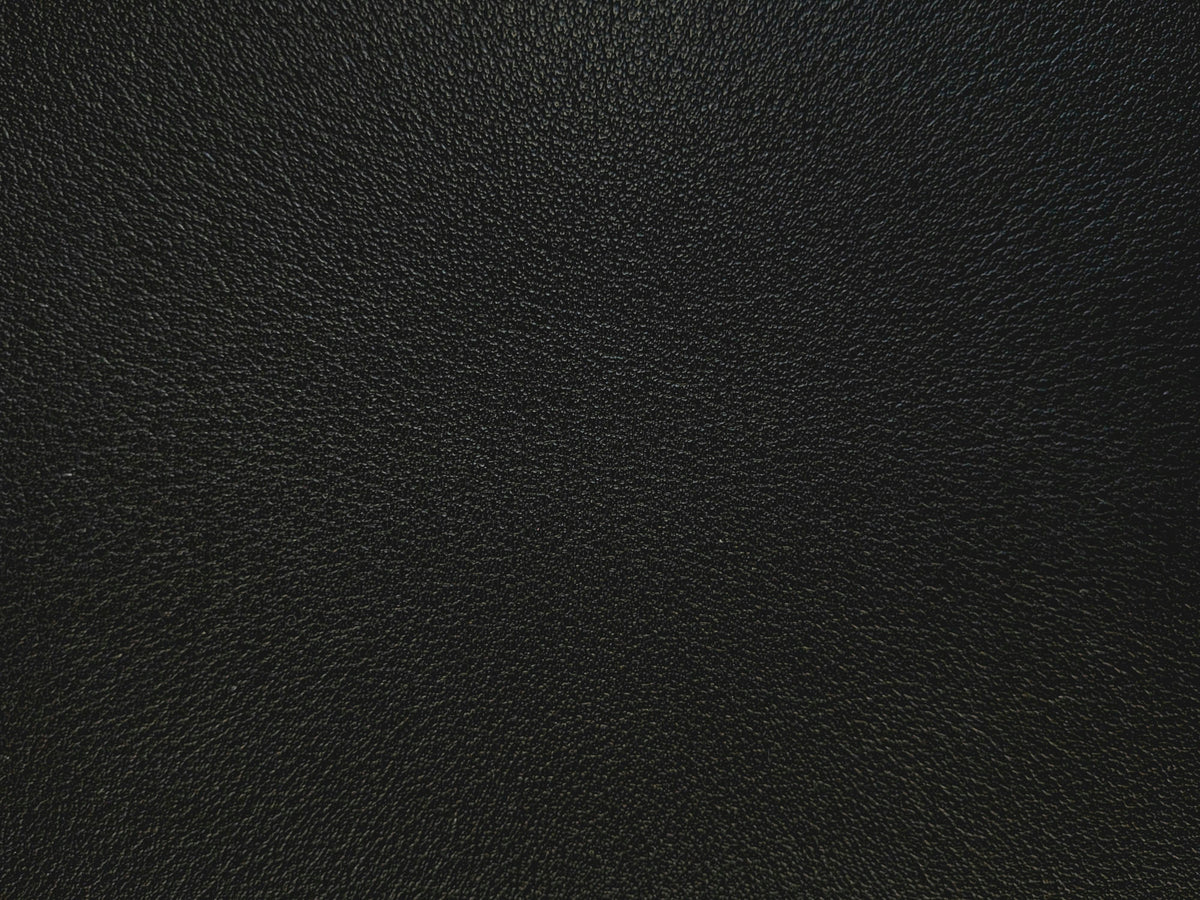 Close-up texture of black leather