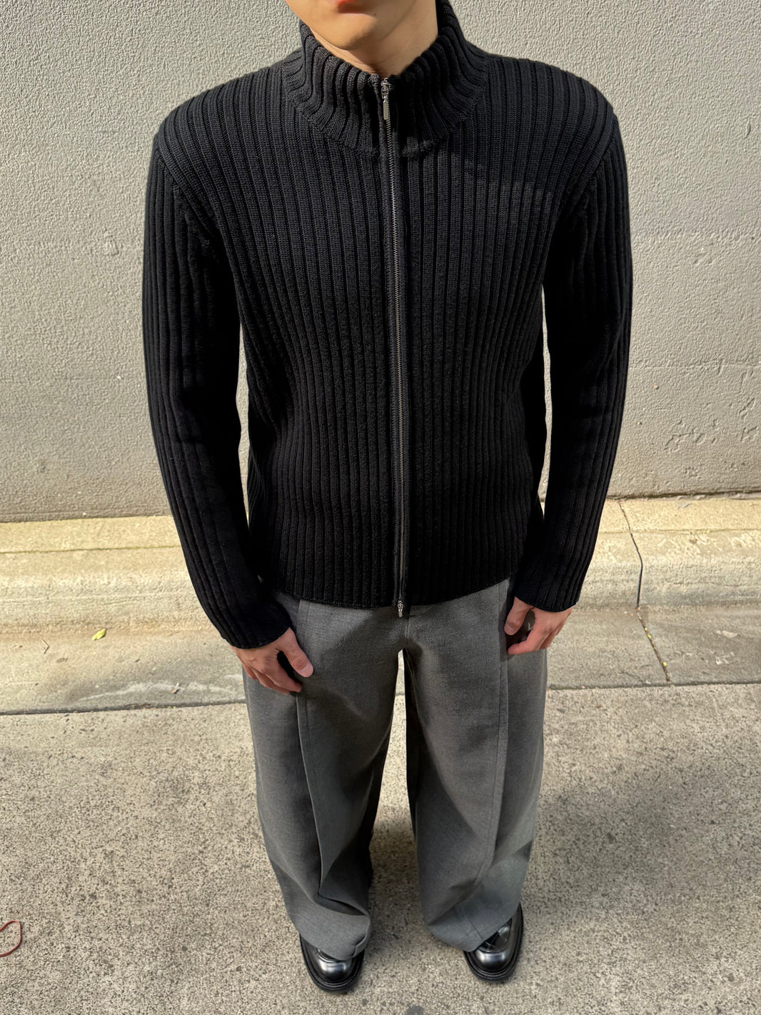SINE Wool Jacket(BLACK)